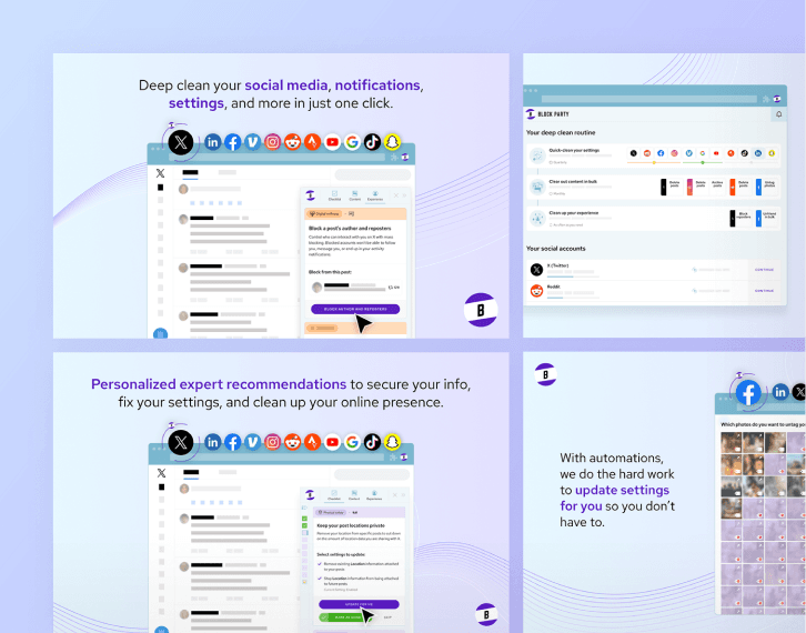 Brand design asset preview for Block Party