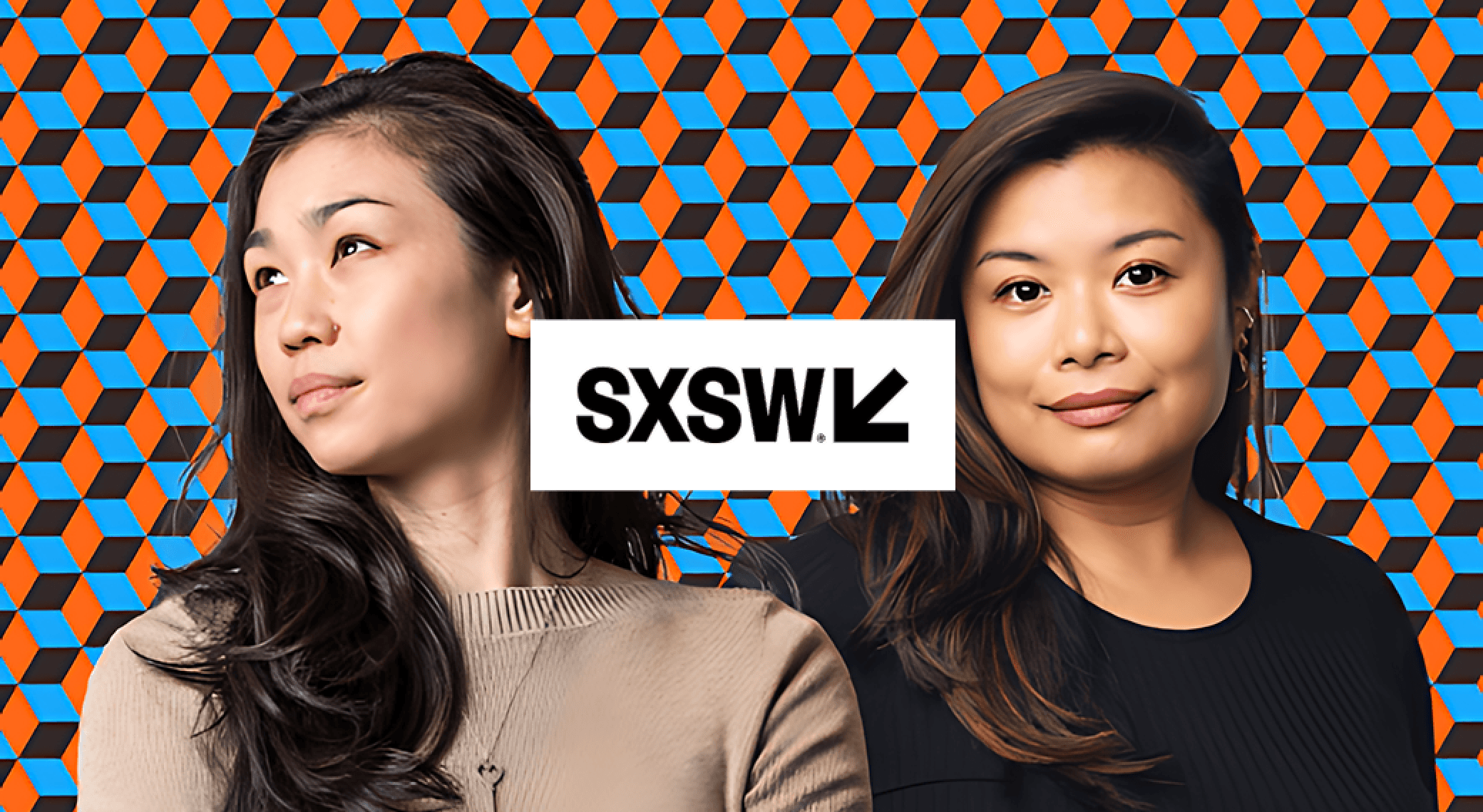 Deonne Castaneda and Tracy Chou on stage at SXSW